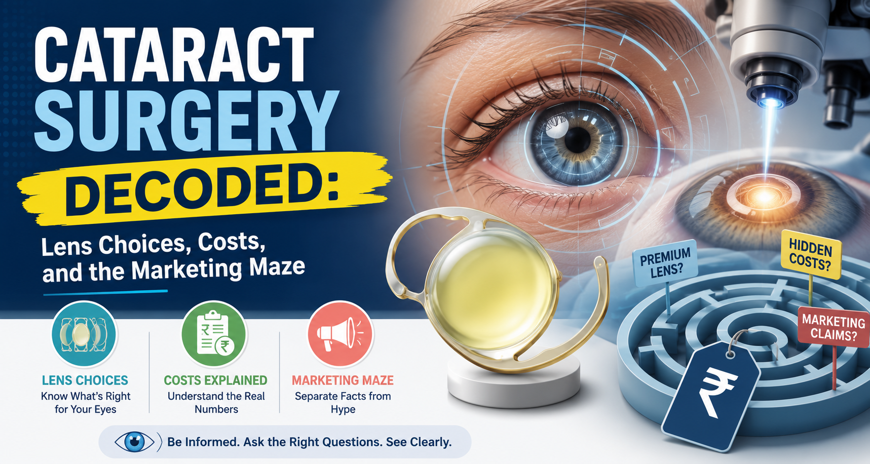 Cataract Surgery Decoded: Lens Choices, Costs, and the Marketing Maze
