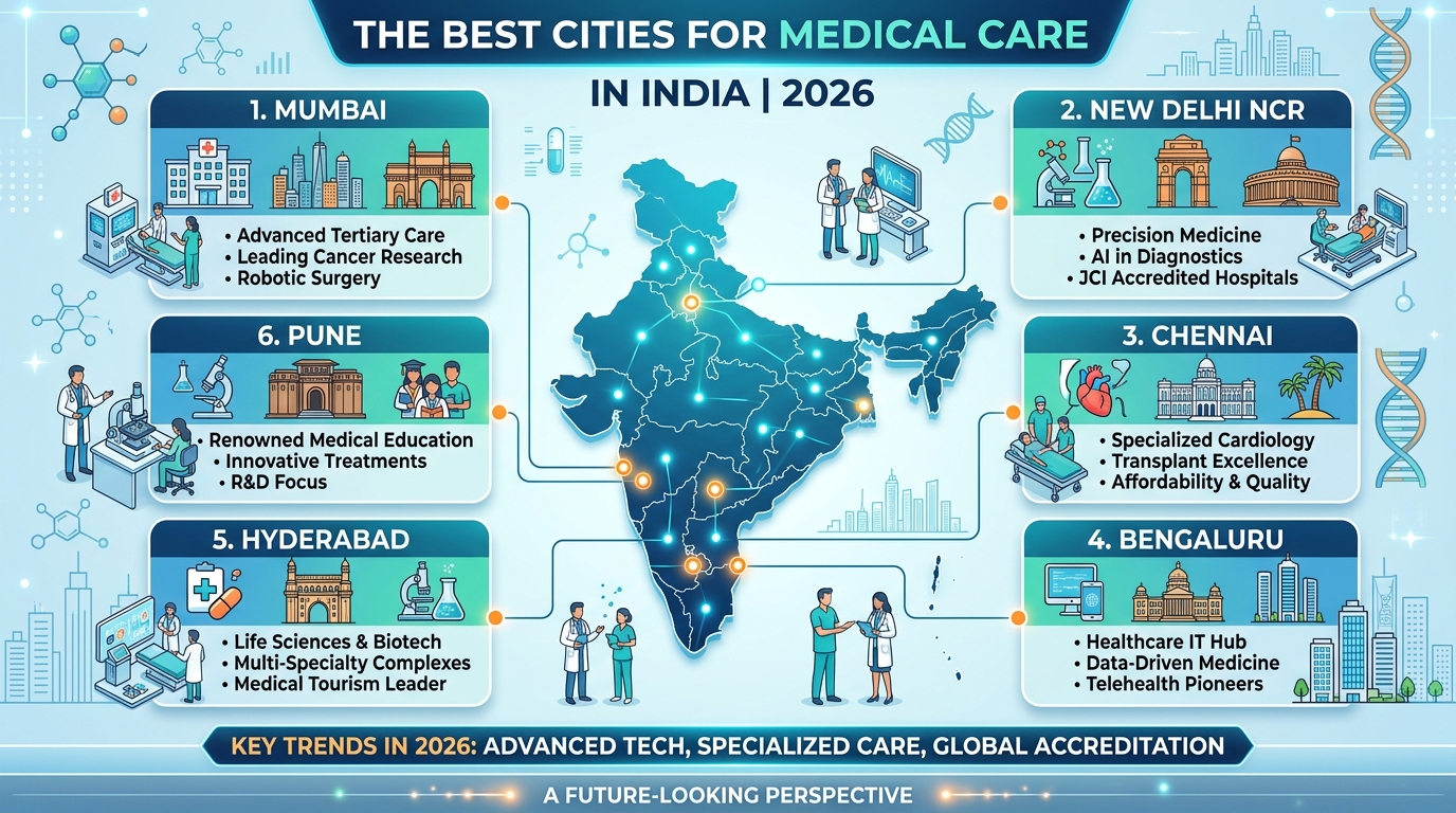 The Best Cities for Medical Care in India in 2026