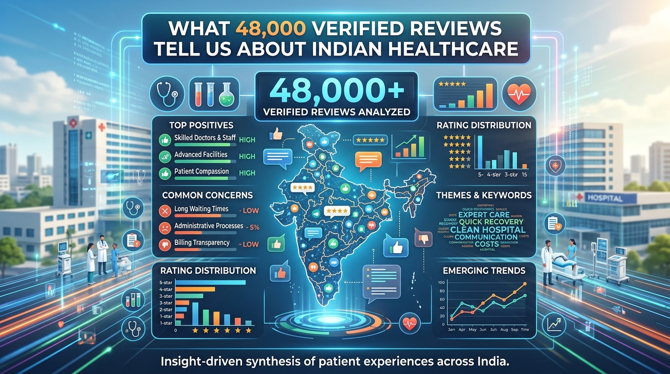 What 48,000 Verified Reviews Tell Us About Indian Healthcare