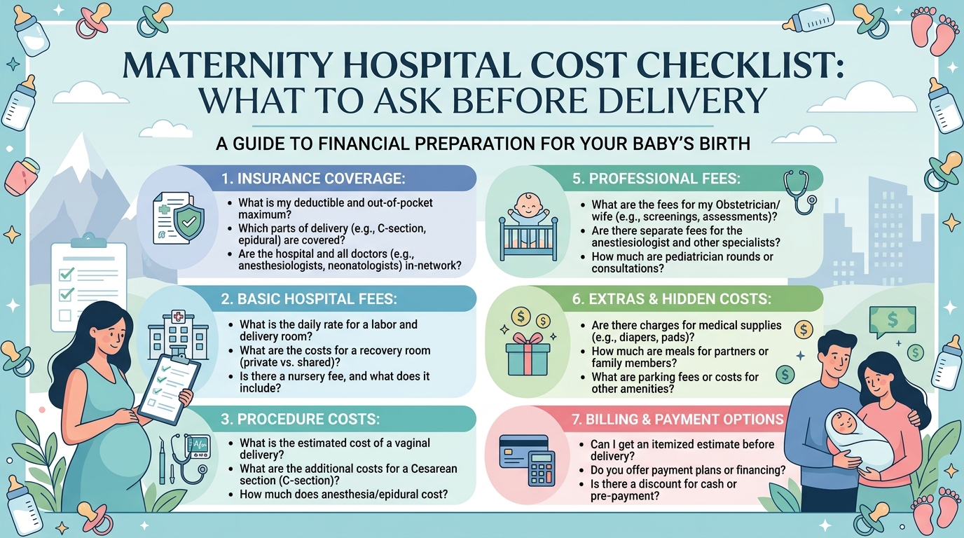 Maternity Hospital Cost Checklist: What to Ask Before Delivery